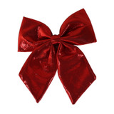 Red Satin Bow (22cm)