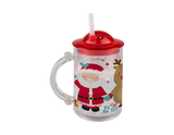 Kids Glitter Cup & Straw (Assorted)