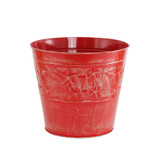 Red Star Zinc Bucket (21cm)