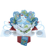 Owl in Wreath Pop Up Card