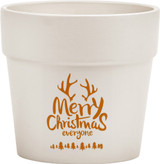 Merry Christmas Everyone! Ceramic Pot Trio