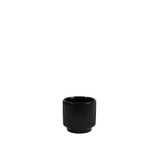 Glossy Black Hortus Tokyo Pot (13x12cm)