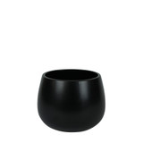 	Glossy Black Hortus London Pot (14.5x14cm)
