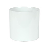 Hortus Sofia Glossy White Ceramic Pot (17cm)
