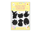 Pack of 6 Easter Craft Scratch Art