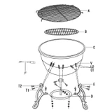 Gardeco Elidir Cast Iron Fire Bowl