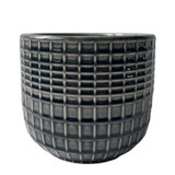 Hortus Grey Braga Pot (17cm H x 19.5cm Dia)