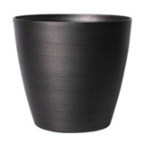Dark Grey Metallic Look Planter (46cm)