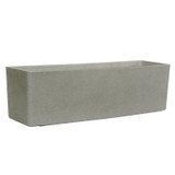 Cement Grey Aged Effect Plastic Trough (80cm)