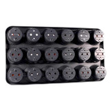 Black Grow Tray with 9cm Pots (x18 Pots)
