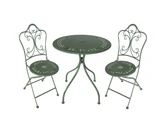 Leaf Design Light Green Bistro Set