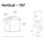 Keter Newton Shed 2.0 (7.5x7)