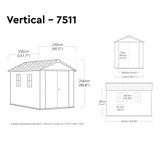 Keter Newton Shed 2.0 (11x7.5)