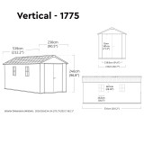 Keter Newton Shed 2.0 (7.5x17)