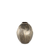 Antique Gold Eros Seed Metal Vase (19cm H)
