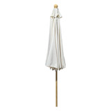 Ivory Parasol with Bamboo Pole (2.5m)