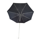 Black Parasol with Aluminium Pole (2.5m)