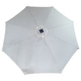 Ivory Tilting Parasol with LED Lights (3m)