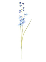 Blue Artificial Silk Flower Stem (38cm)