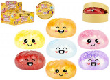 Pastel Glitter Bao Dumpling in Basket (8.5cm) (Assorted Designs)