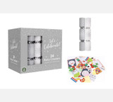 Silver Cracker Party Box (9 inches)