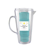 Summer Jug & 4 Tumbler Set (Assorted)