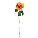 Orange Hibiscus Spray (69cm)