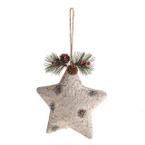 Rustic Star Hanging Decoration (20cm)