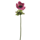 Pink Anemone Single Stem (35cm)
