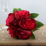 Red Arundel Peony Bouquet 
