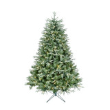 Mont Blanc Lightly Frosted & Glitter Pre Lit Christmas Tree (7ft)
