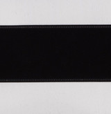 Jet Black Velvet Ribbon (63mm x 9.1m)