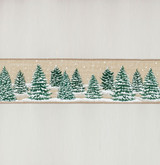 Snowy Winter Forest Ribbon (63mm x 9.1m)