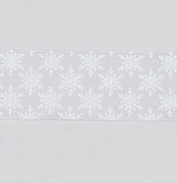 Lilac Snowflake Ribbon Lilac (63mm x 9.1m)