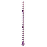 Purple Acrylic Leaf Shaped Pendant Garland (50cm)