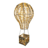  Wire Hot Air Balloon with Warm White LED Flashing Lights (78cm)