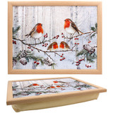 Christmas Robins Lap Tray (44cm)
