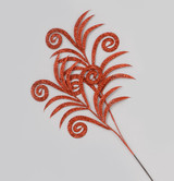 Red Twirly Peacock Fern Spray (68cm L)
