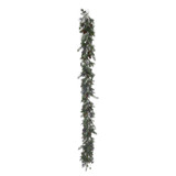 Green Pine Cone & Berry Winter Garland (182cm)