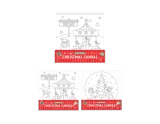 Christmas Colour Your Own Canvas (Assorted)