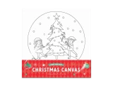 Christmas Colour Your Own Canvas (Assorted)