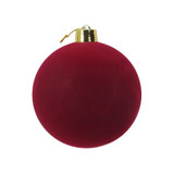 Burgundy Velvet Bauble (25cm)