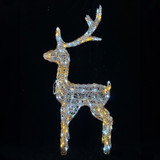 Large Gold LED Standing Stag (110cm)