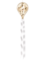 Champagne Mirror Balloon Bauble (8.5cm)