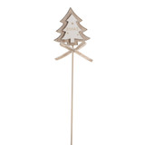 Wooden Christmas Tree Pick