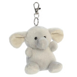 Palm Pals Grey Elephant Clip-On (4 Inch)