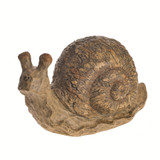 Bark Effect Snail Ornament