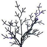 Black Dancing LED Light Up Tree with Ghost Sound (6ft)