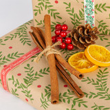 Festive Foliage Kraft Paper (50cm x 100m) - Discontinued