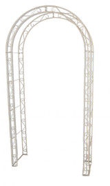 Cream Metal Garden Arch Cream Metal Garden Arch